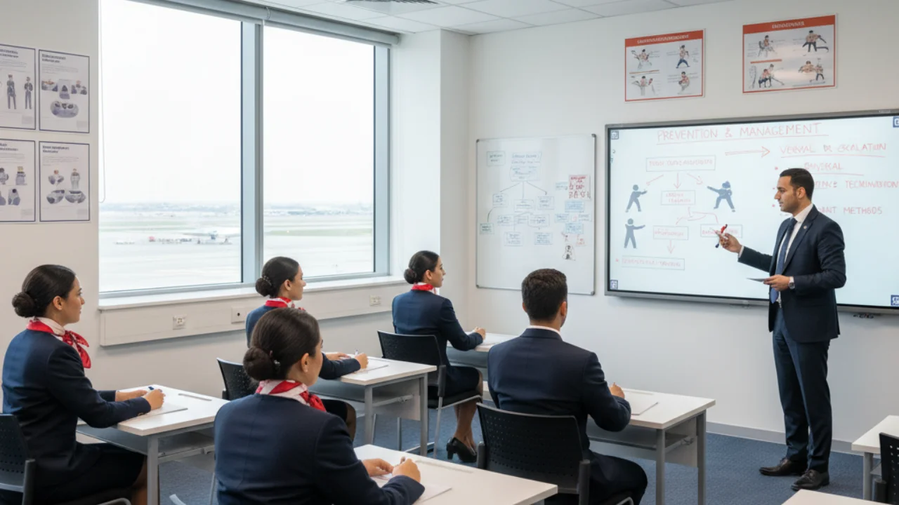 Cabin Crew Prevention and Management of Violence and Aggression (PMVA)