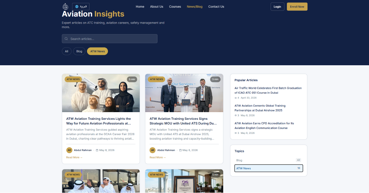 Aviation Insights & Training News | ATW Aviation Blog | ATW Aviation ...